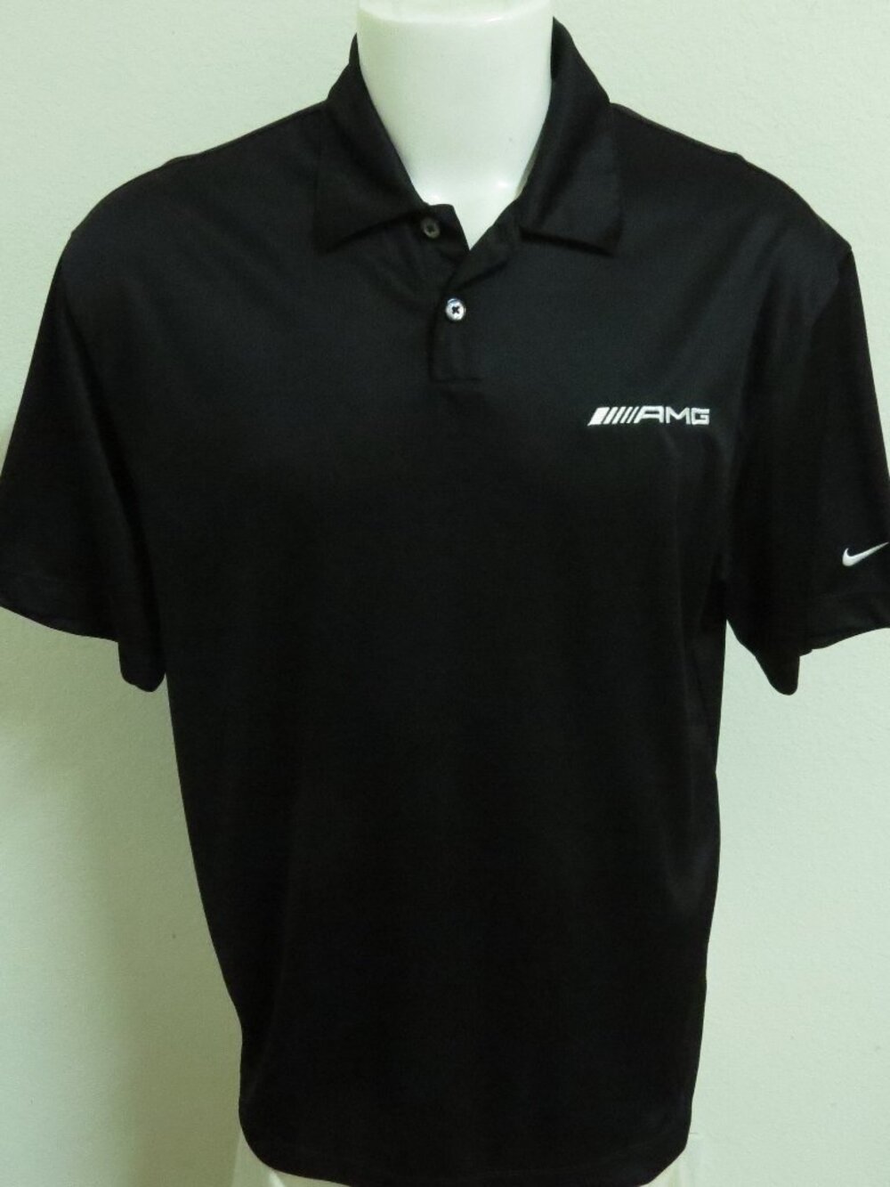 Sz L Mercedes AMG Nike Dri-Fit Men's #629T Golf Polo Shirt
